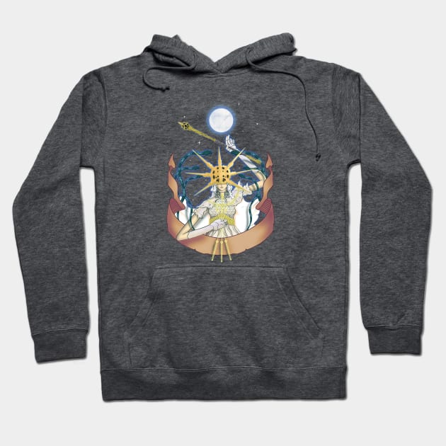 Disciple of The Dark Moon Hoodie by dallasjgiorgi@outlook.com